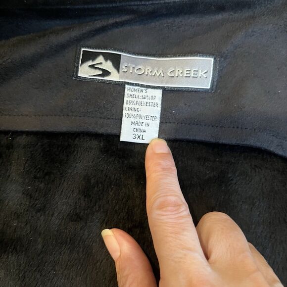 Women's 3XL Storm Creek Guardian Velvet-Lined Softshell Jacket waterproof - Picture 13 of 14